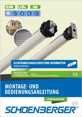 Montageanleitung Elektromechanischer Funk-Rohrmotor