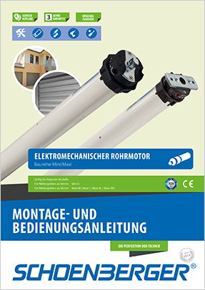 Montageanleitung Elektromechanischer Rohrmotor